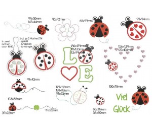 Stickserie - Ladybug